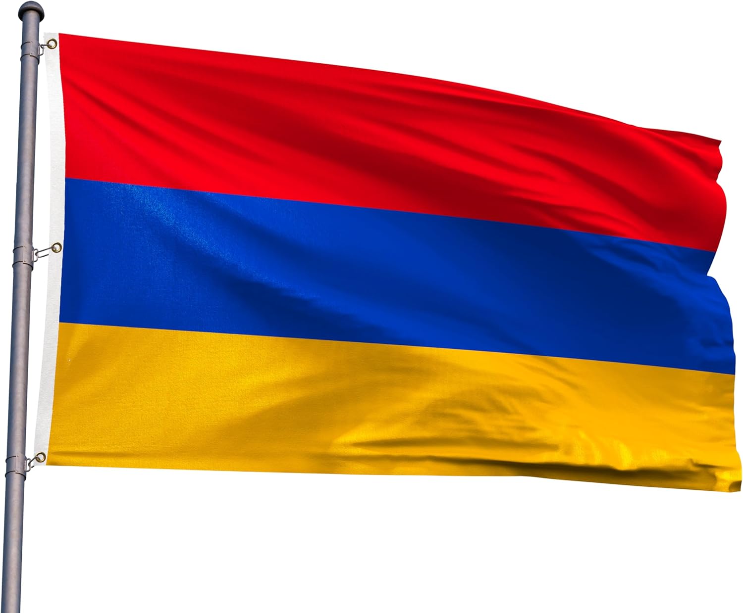 Armenia Extra Large Flag 6x10FT Giant Armenian National Polyester Flag With 3 Grommets For Patriotic Armenian Themed Festival Events Party Decoration (Armenia, 6x10FT)