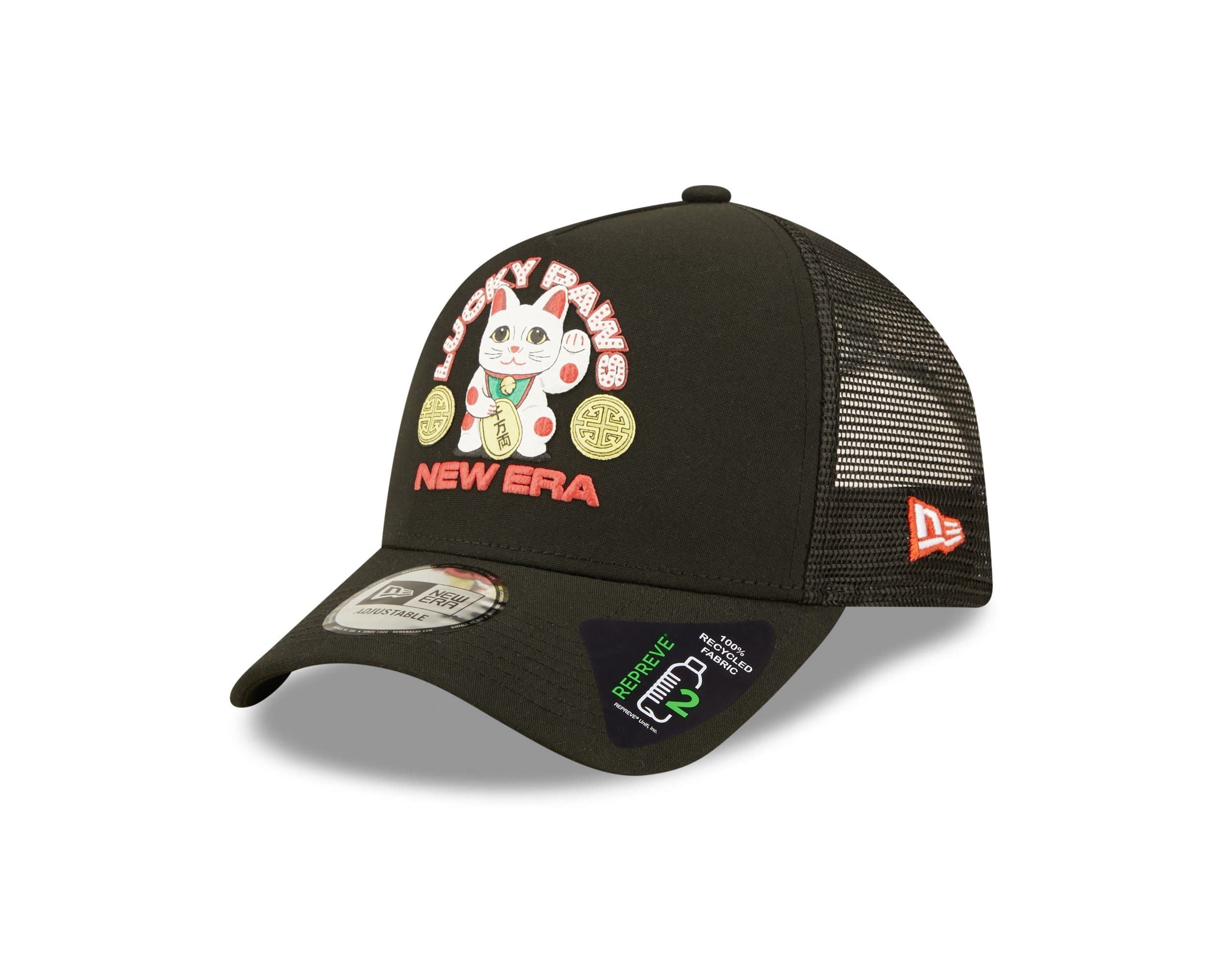 New Era Repreve A-Frame Trucker Cap - LUCKY PAWS black - One Size