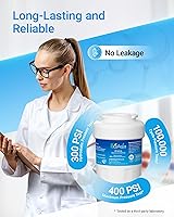 Vista 8 de Cartucho de filtro de agua para refrigerador EcoAqua-EFF-6013A, 2 piezas