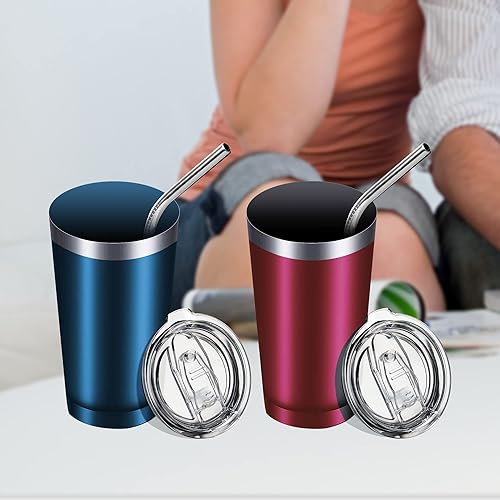 Miniatura 6 de Tapas de repuesto para vaso de 20 onzas, a prueba de derrames, resistentes a salpicaduras, para boca de taza de 3.25 pulgadas, compatibles con vasos