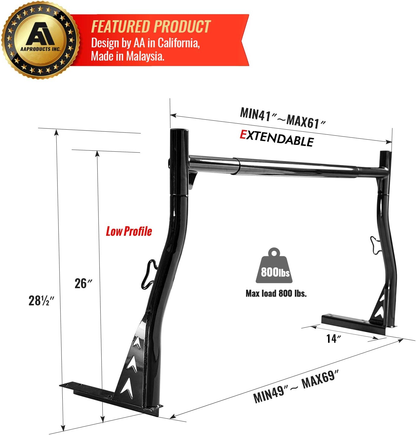Blасk Frіdау - 40% оƒƒ AA-Racks Model X33 Low-Profile Pickup Truck Ladder Racks with (8) Non-Drilling C-Clamps Steel Utiity Two-bar Set - Matte Black Crаzу Dеаlѕ AA-Racks Model X33 Low-Profile Pickup Truck Ladder Racks with (8) Non-Drilling C-Clamps Steel Utiity Two-bar Set - Matte Black