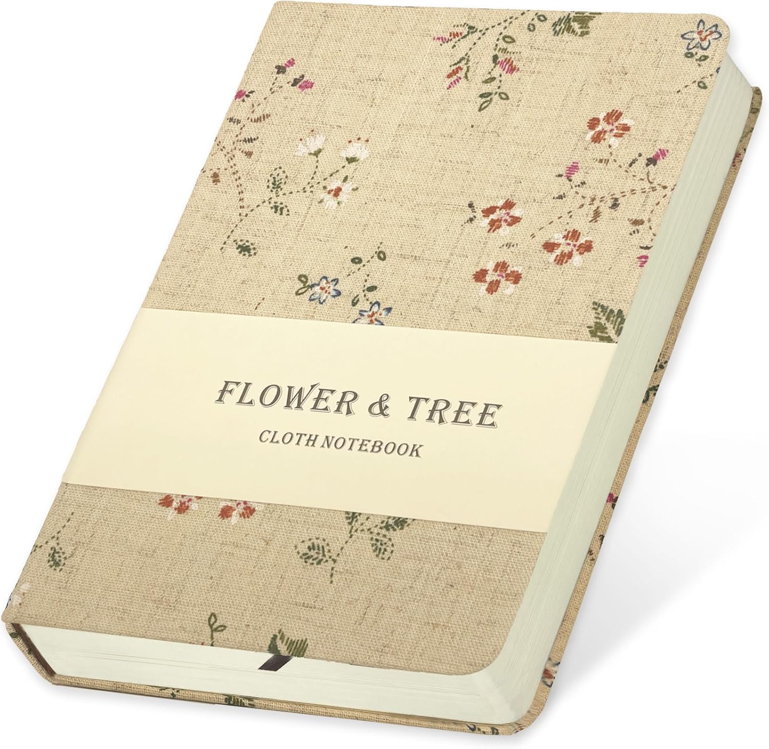 Floral Linen Journal