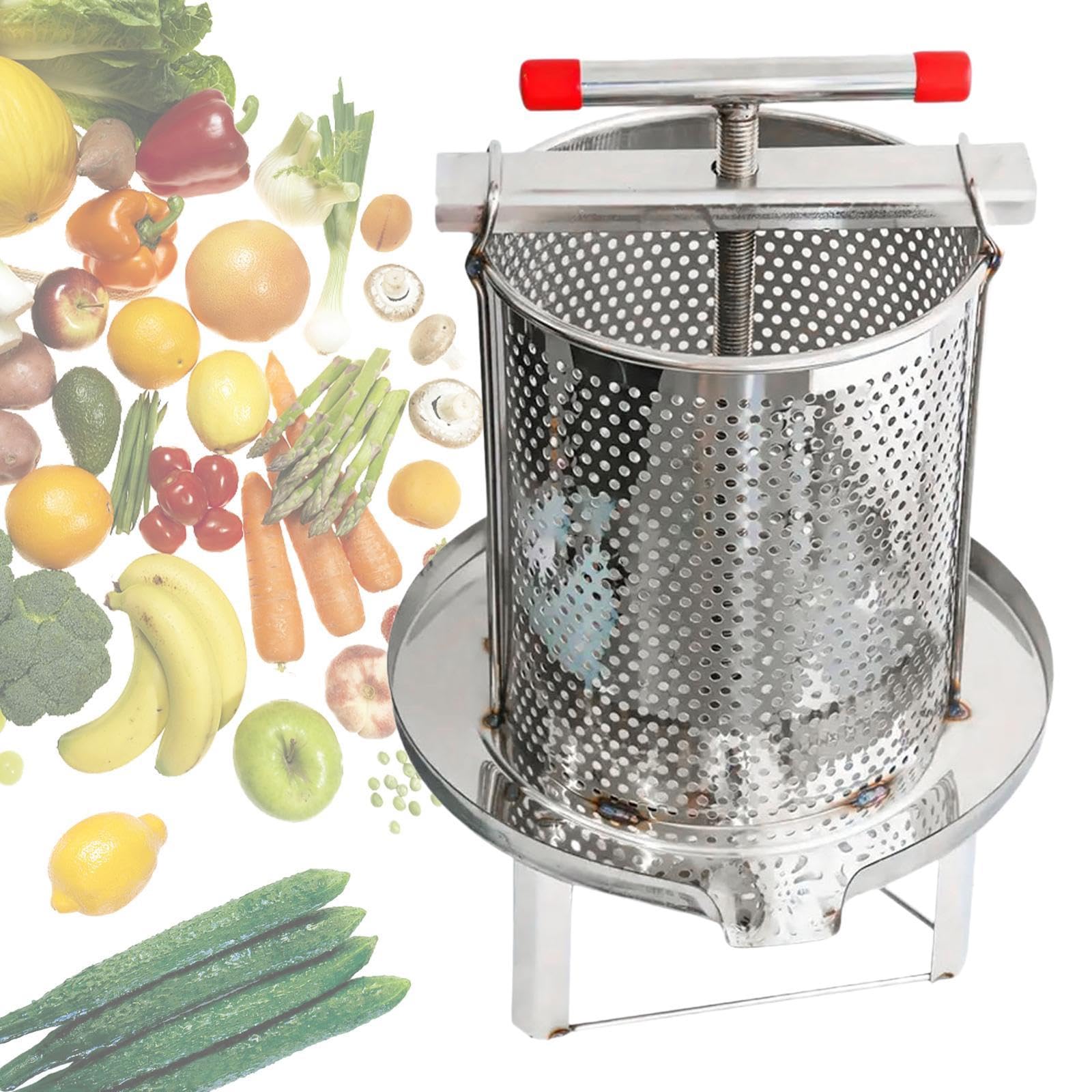 Milageto Miel Pressoir Fruit Juicer Juice Multifonctionnel Fumpling Press Press Équipement d'extraction du Miel pour Parties Cafe Restaurant Home, B