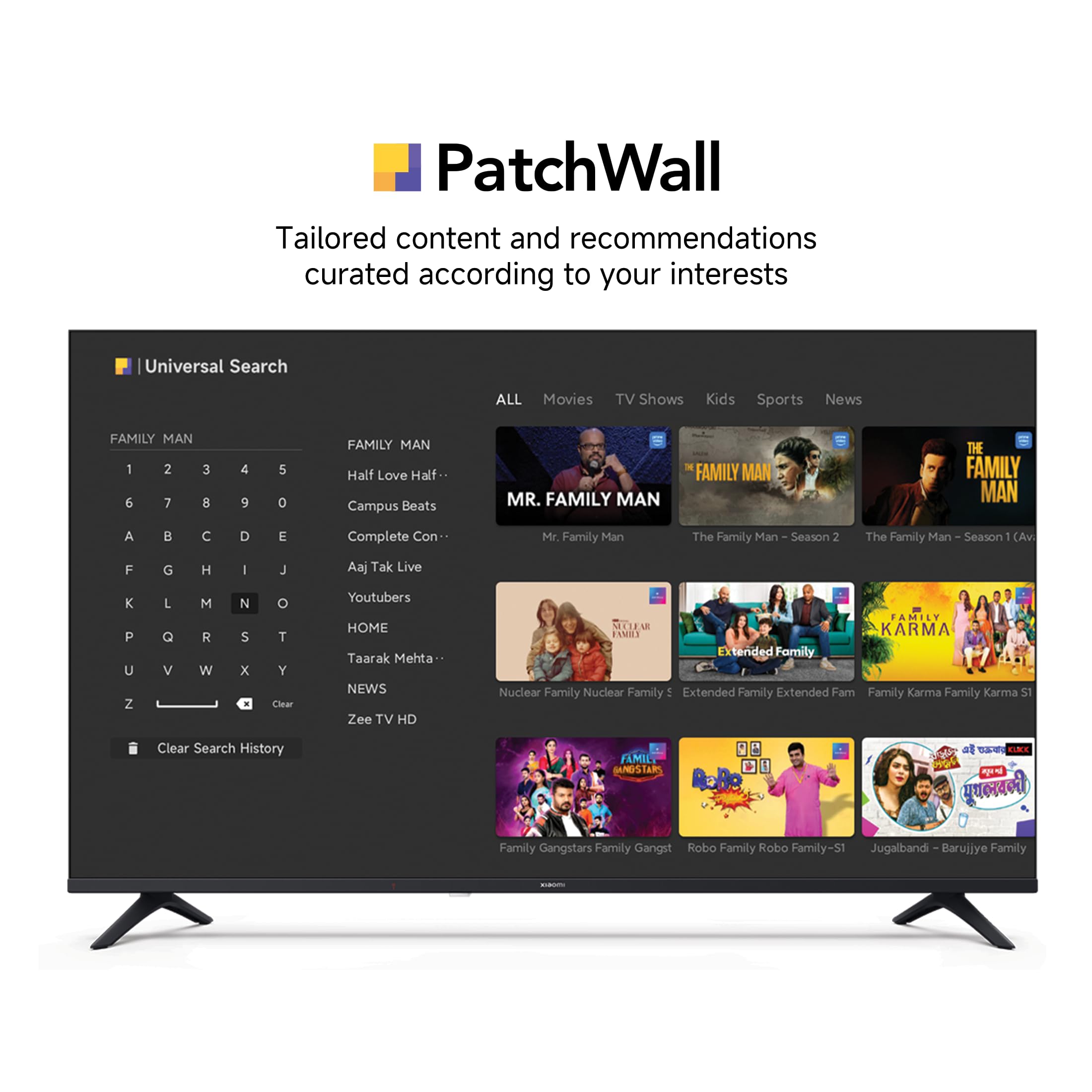 Xiaomi (108 cm) 43 inch A FHD Smart LED | Assistant | Chromecast Built-in | Metal Bezel-Less Design | TV | L43MB-AFIN — Amazon image 3