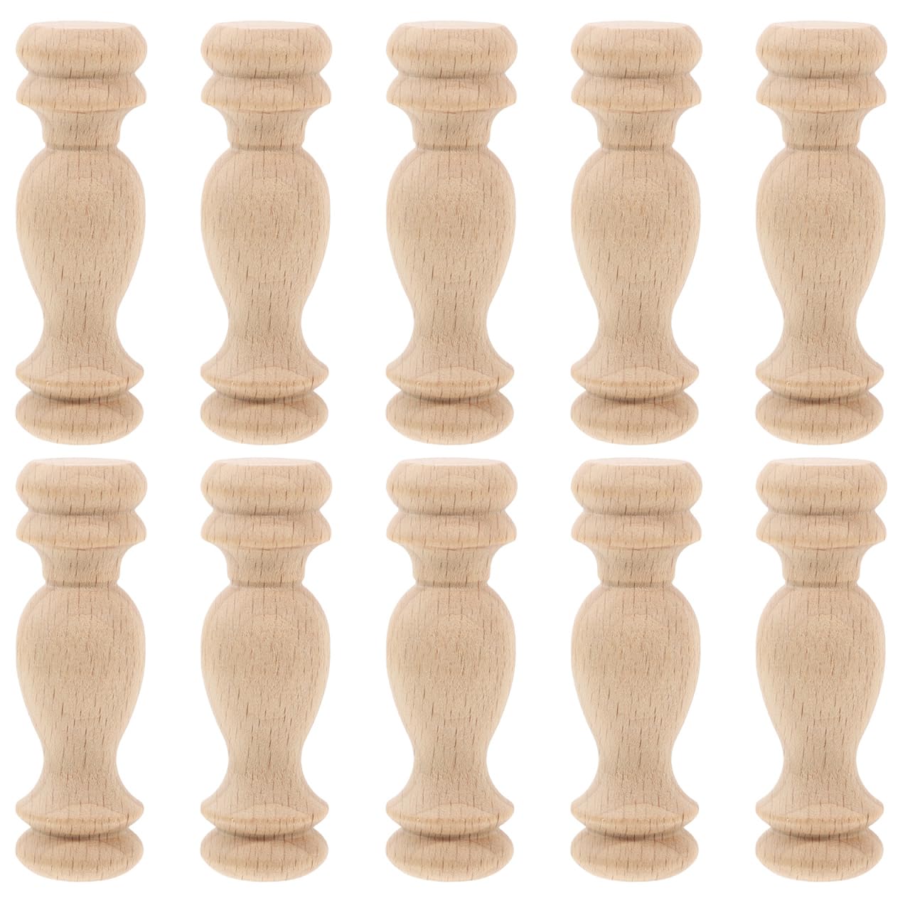 Balaustres de madera maciza para escaleras de estilo romano