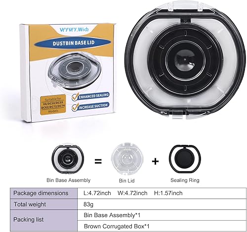 Miniatura 7 de Repuesto de tapa de depósito de polvo compatible con aspiradora Dyson V6 DC58 DC59 DC62 DC72 DC74, piezas de repuesto para cubierta de cubo de polvo