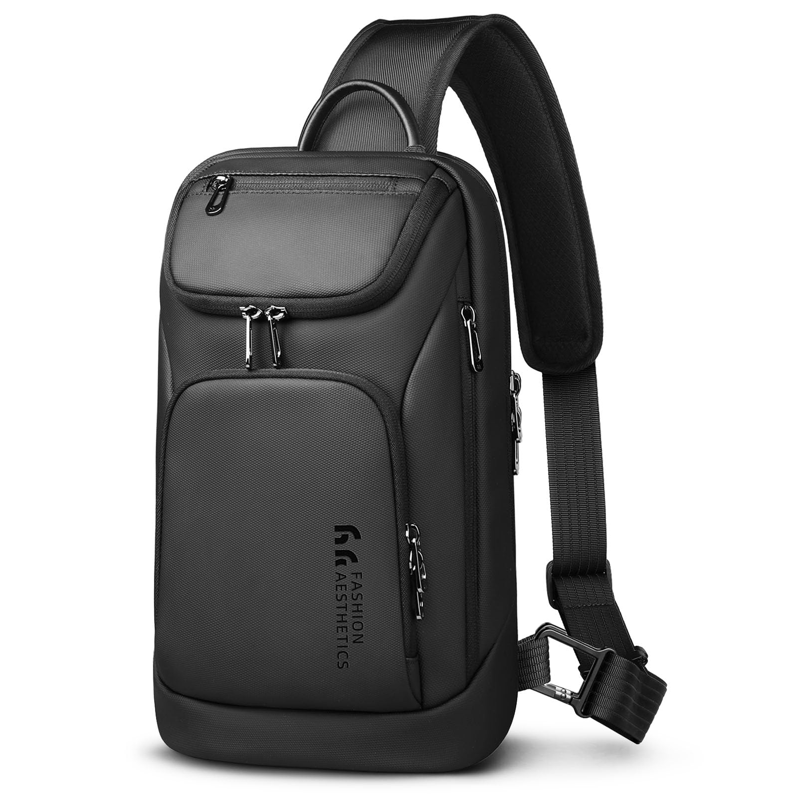 hk Sling Bag for Man Waterproof Utility Crossbody Bag with Anti-theft Pocket for Men