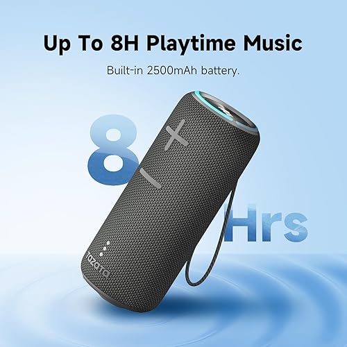 Miniatura 3 de Altavoz Bluetooth portátil, 30 W 360 sonido envolvente IPX7 impermeable altavoces de golf inalámbricos, altavoz TWS ruidoso al aire libre para