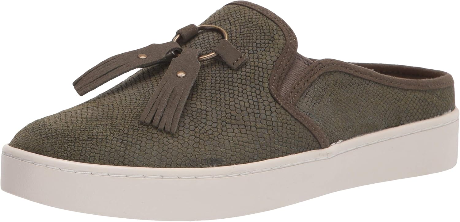 Spenco Women's Bindie Slide Sandal, Dark Olive, 7.5