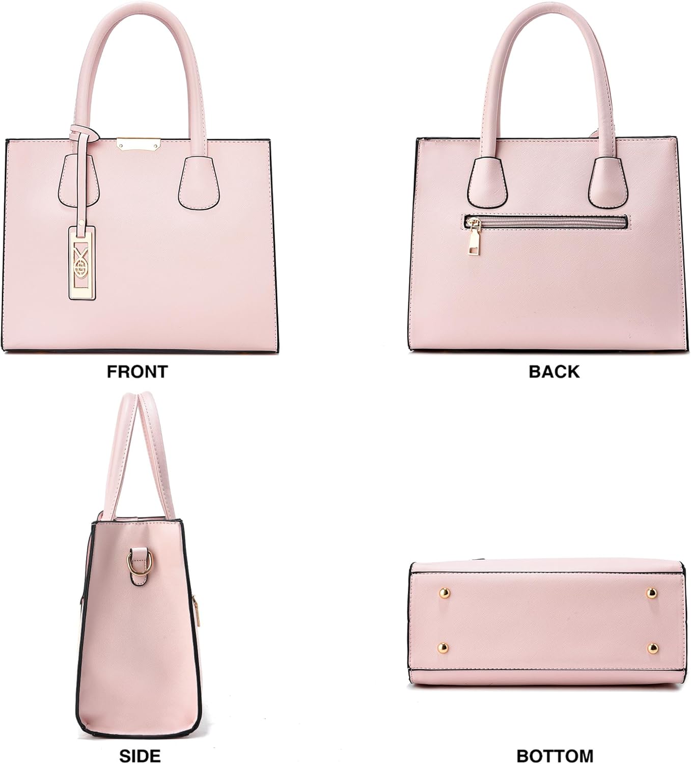 CHICAROUSAL Crossbody Purses and Handbags for Women PU Leather Tote Shoulder Bags Top Handle Satchel