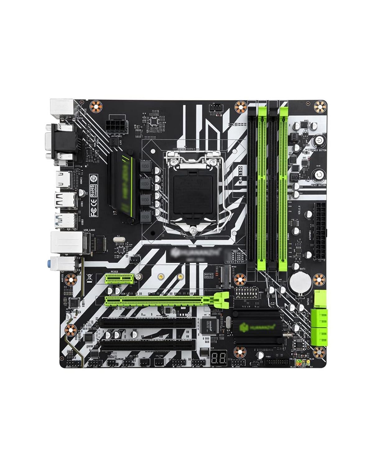 motherboardsH97-ZD3 Motherboard Fit for Intel H97 Z97 LGA 1150 Non-ECC/REG DDR3 1600Mhz 32GB M.2 NVME NGFF VGA DVI MATX Mainboard