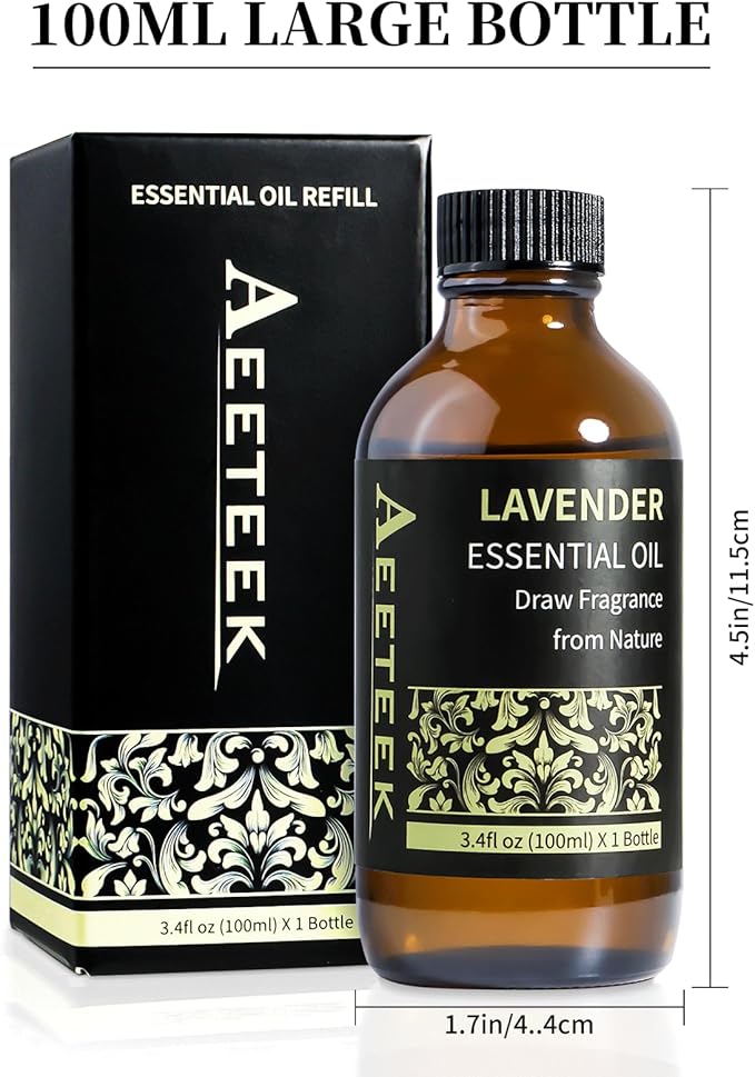 Aceite Esencial de Lavanda 100ml para Difusor miniatura 6