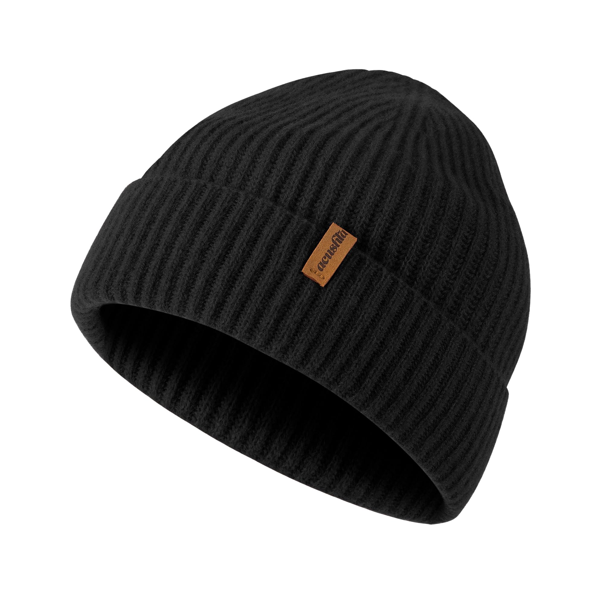 ACUSHLA 100% Merino Wool Beanie for Men & Women Oversize Winter Hat Unisex Knit Watch Cap for Cold Weather