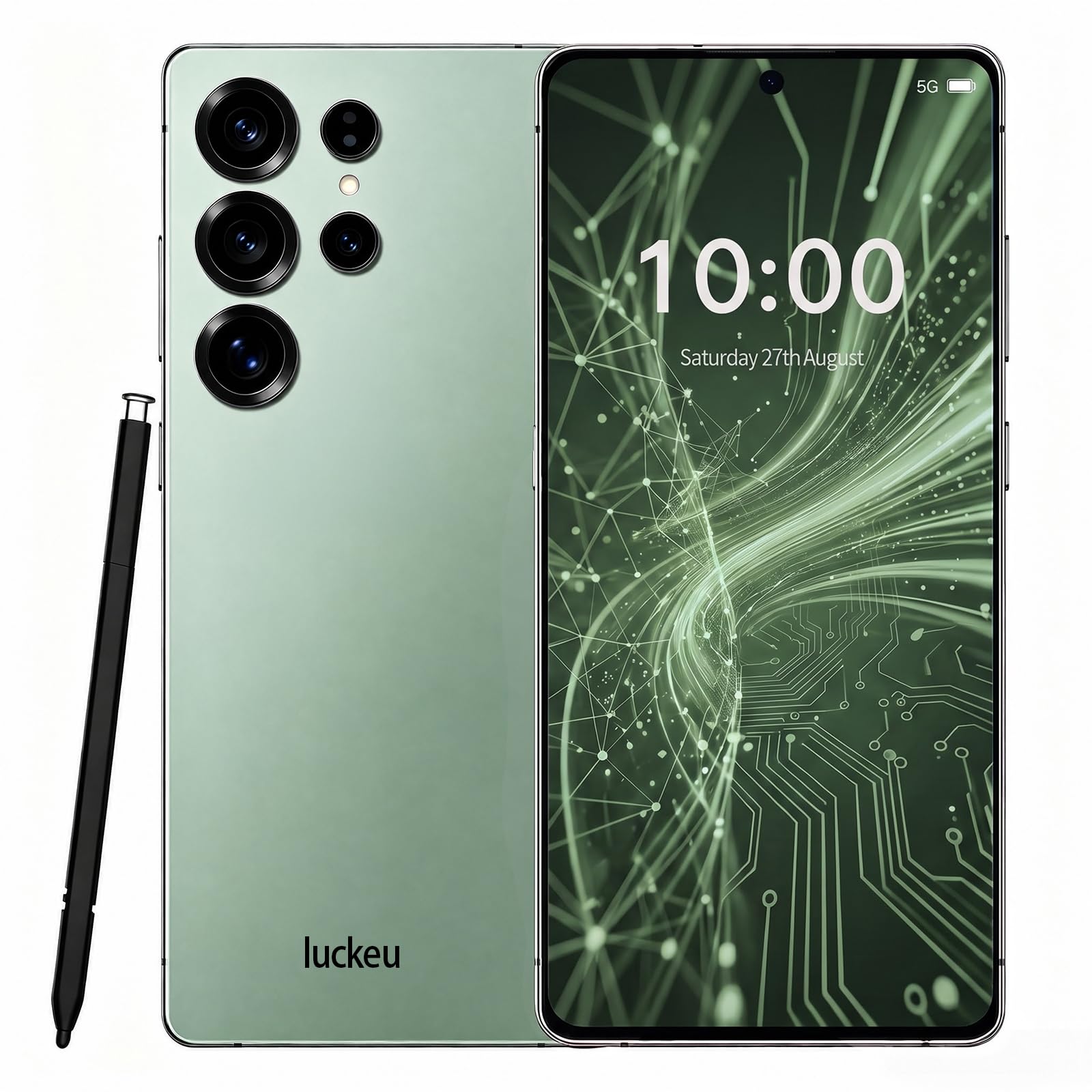 25 Ultra Unlocked Phone,8GB+256GB Android 14.0 Cell Phone,Equipped with 7000mAh Battery,D…