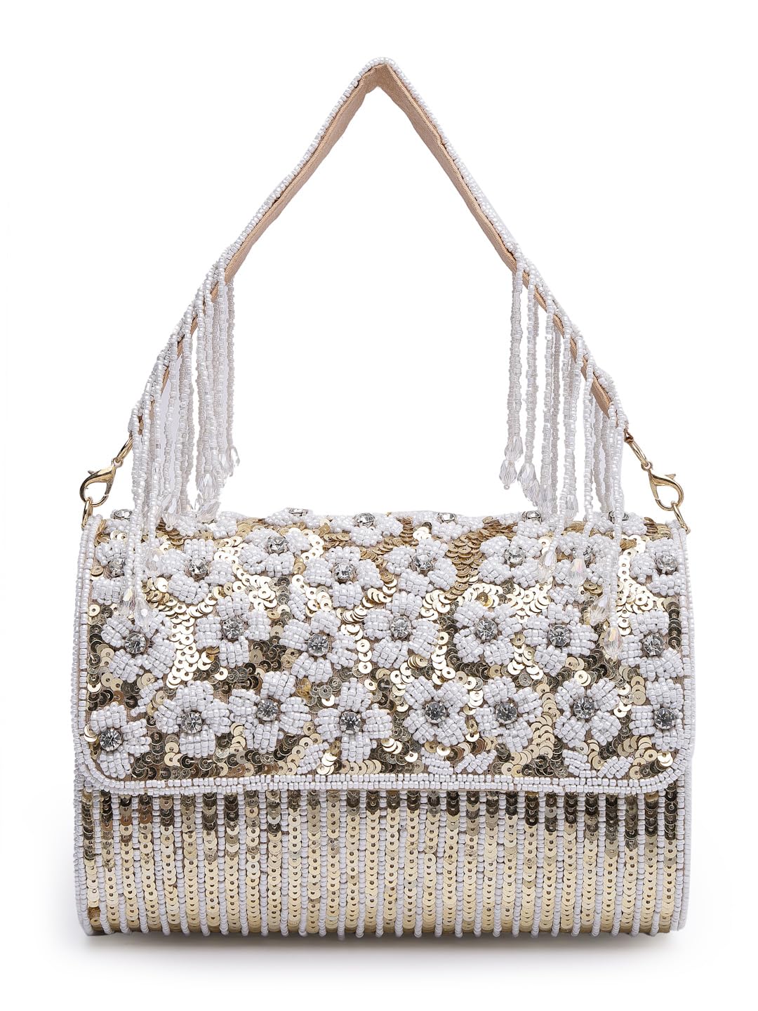anekaant Coffer Floral Embellished Faux Silk Clutch-picture-21