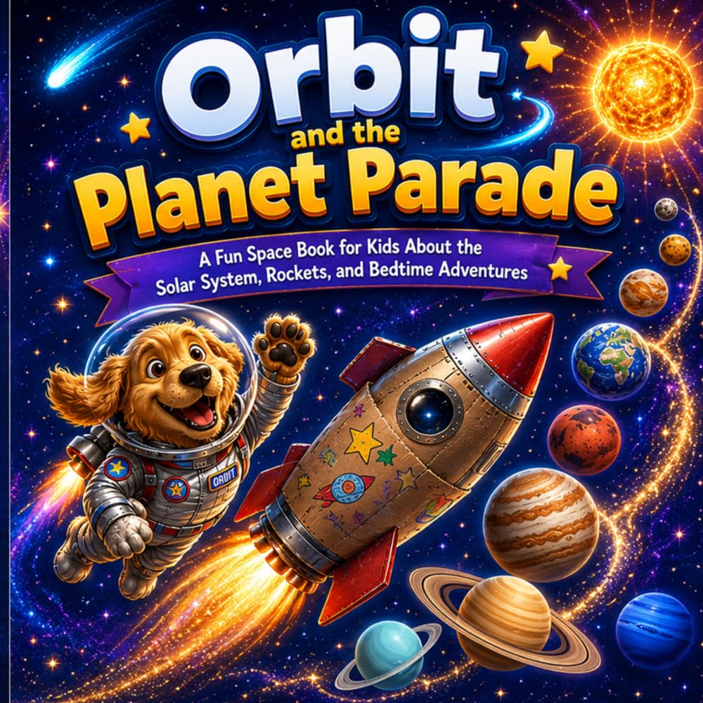 Orbit and the Planet Parade: A Fun Space Book for Kids About the Solar System, Rockets, and Bedtime Adventures