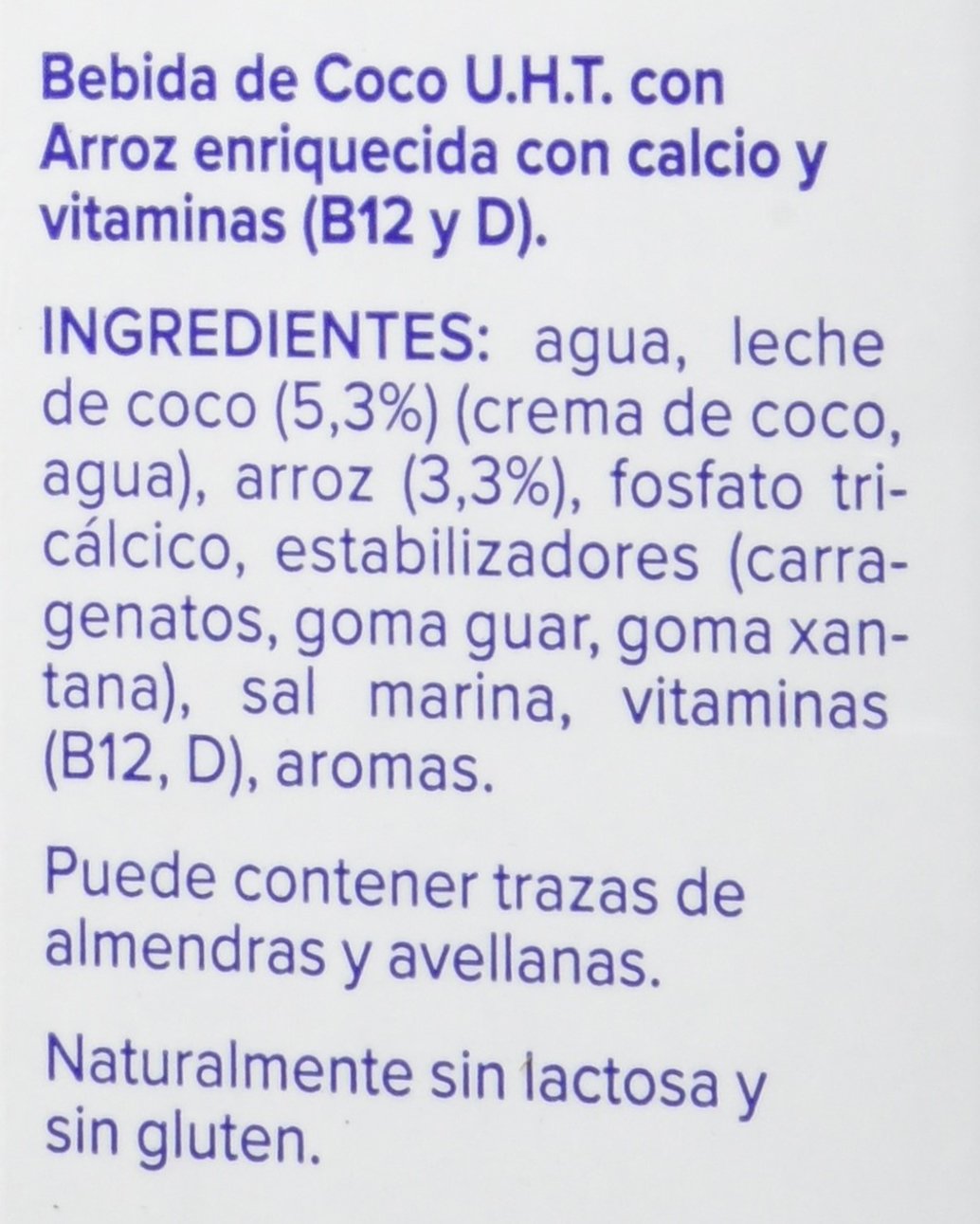 Alpro Central Lechera Asturiana Bebida de Coco con Arroz - 6 x 1000 ml