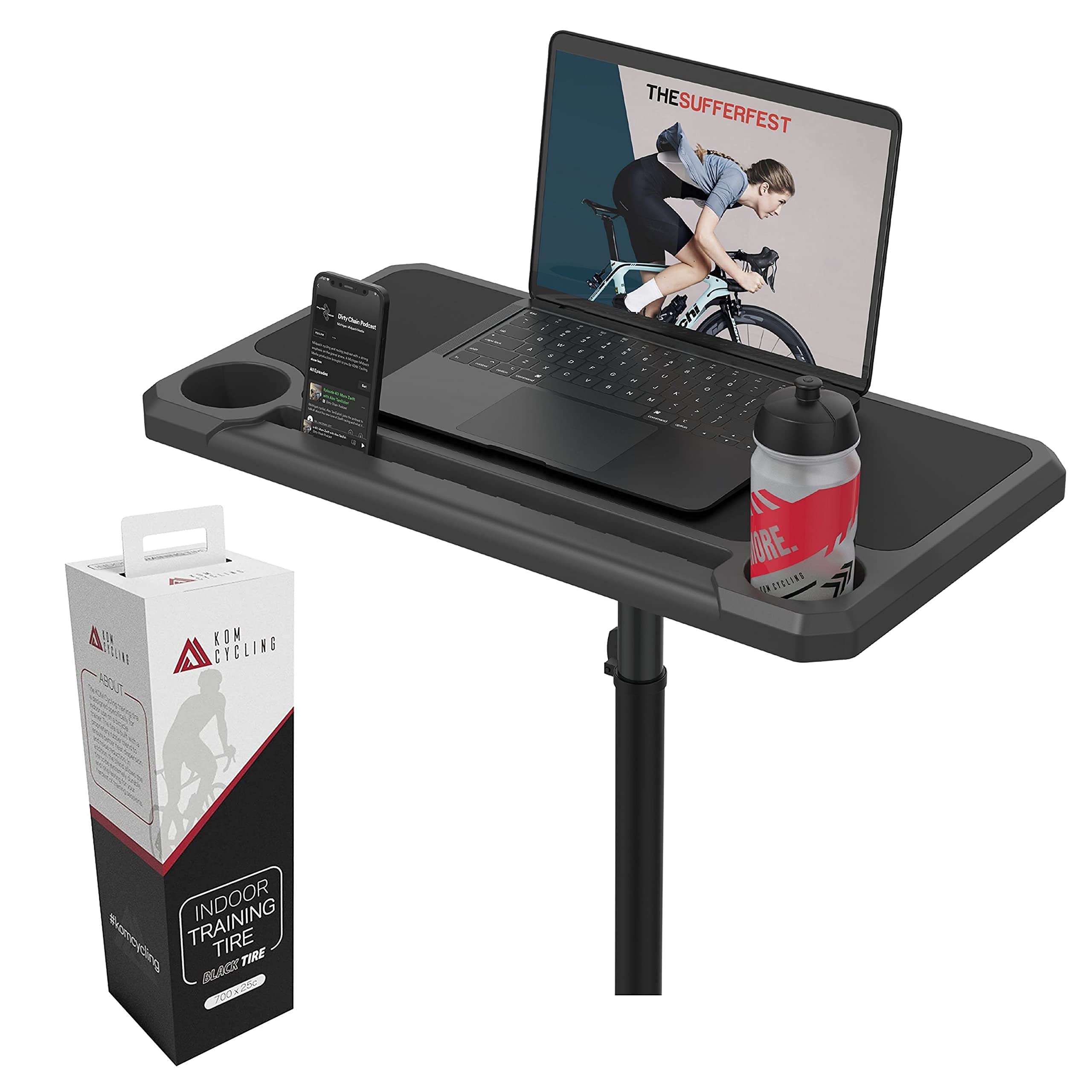 Desk Bike KOM Cycling Indoor Trainer Media Display Desk Bike