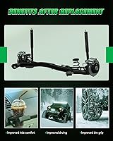 Vista 7 de SCITOO - Amortiguador trasero para Ford se adapta a 2000 2001 2002 2003 2004 2005 2006 2007 2008 2009 2010 2011 para Ford Focus Shocks 343429 Struts