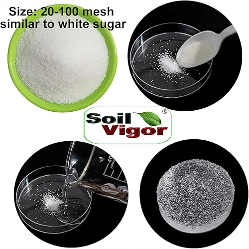 Miniatura 2 de Enmendar el suelo de las plantas con polímeros súper absorbentes (1 libra)