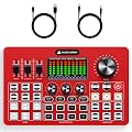 Audio Array AI-10 Professional Live Soundcard Mixer with Bluetooth | 3 Condenser Mic Inputs, 2 mobilephones & PC/Mac Out