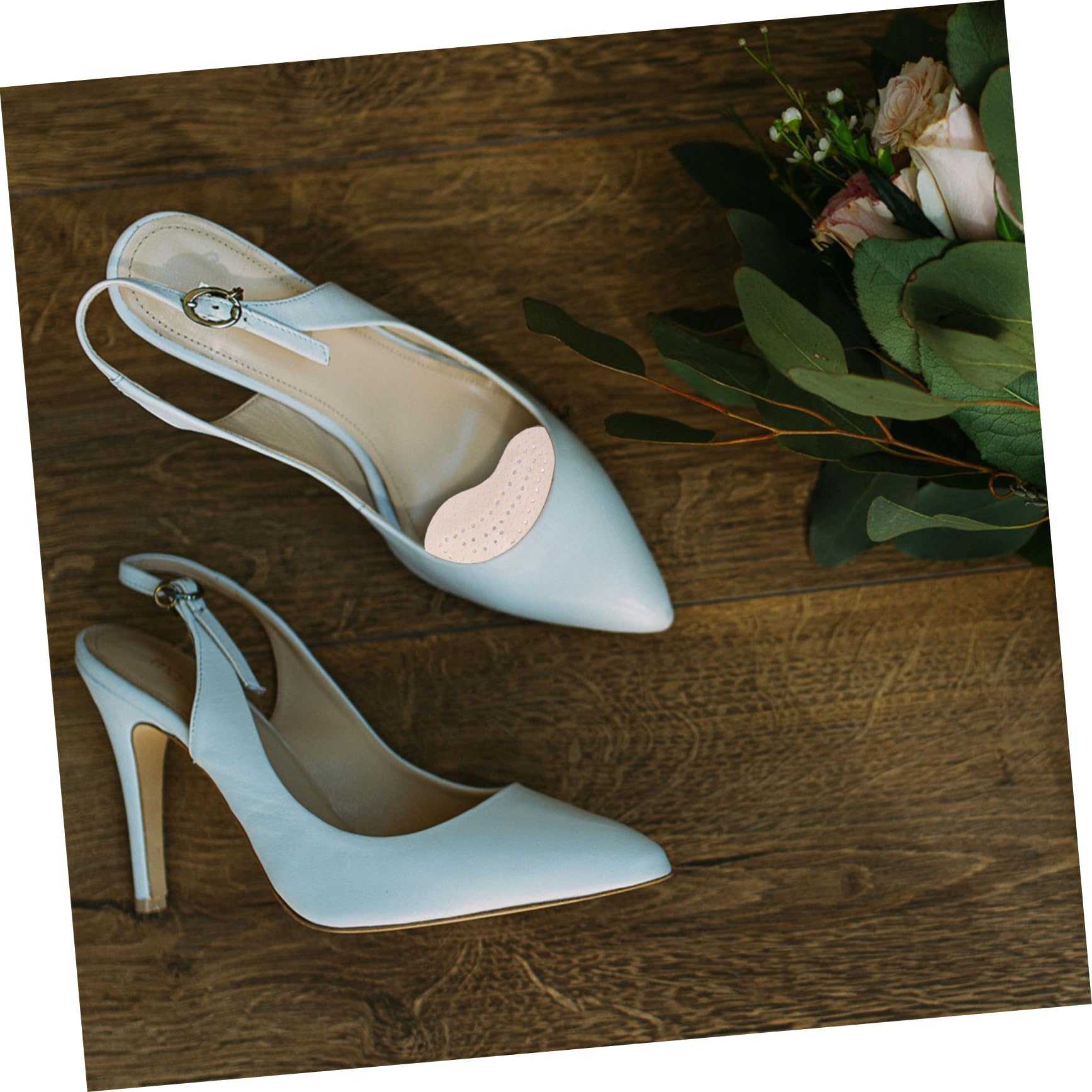 GLEAVI 25paare Einlegesohlen Für High Heels Fersenkissen Und Vorderfußpolster Und Selbstklebend Für Sommer Atmungsaktiv Und Druckentlastend