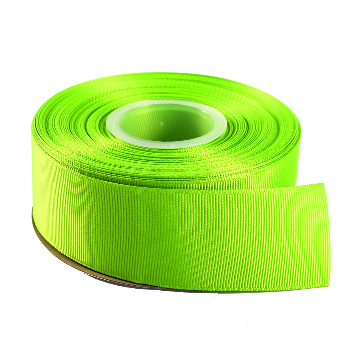 ITIsparkle 38mm Grosgrain Ribbon 22 Meters-Roll Set for Gift Wrapping Cake Decoration Party Favor Hair Braids Hair Bow Baby Shower Decoration Floral Arrangement Craft Supplies, Apple Green Ribbon