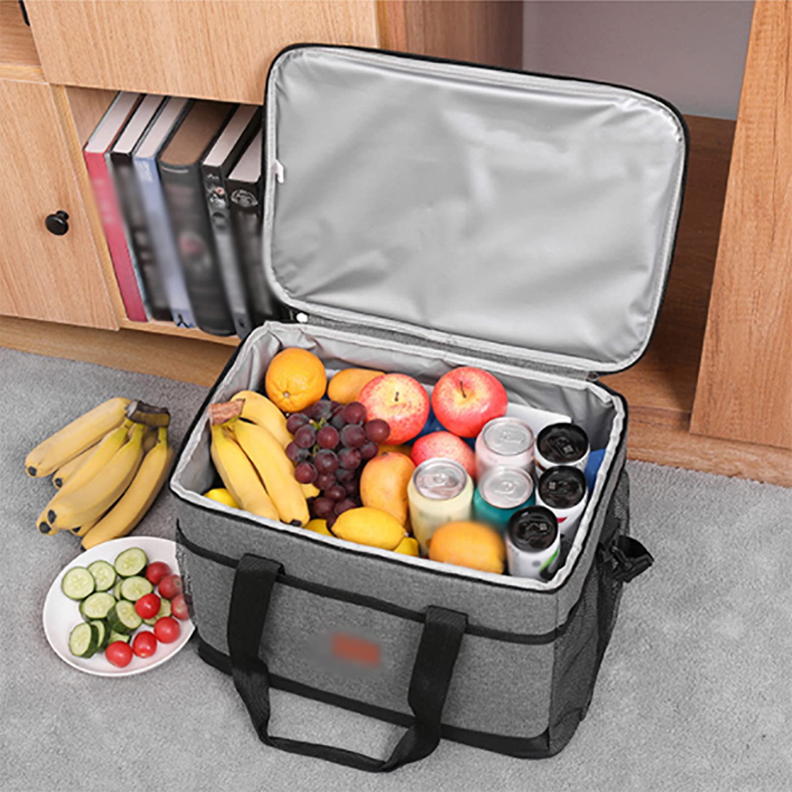 Borsa Termica Per Il Pranzo, Borsa Termica Per La Gestione Della Preparazione Dei Pasti Con Cinturino Regolabile, Isolamento Per Mantenere Il Freddo E Doppio Isolamento, Per Il Lavoro D'ufficio
