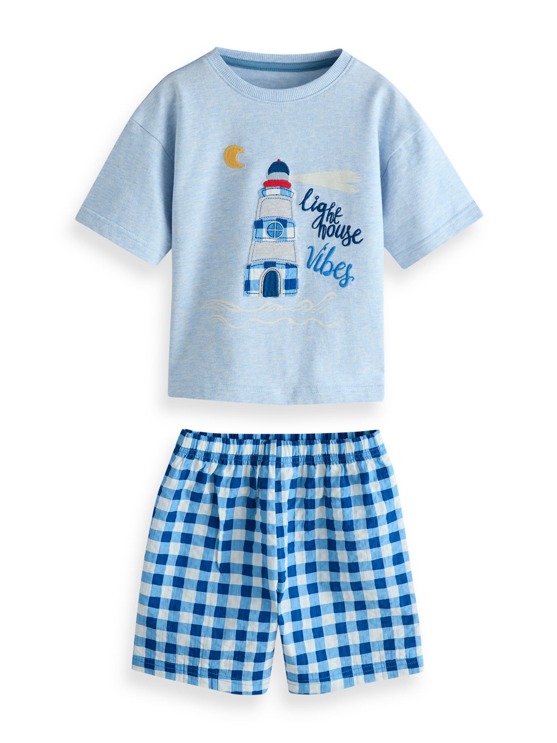 NEXT Jungen Kurze Schlafanzüge aus Webmaterial, 3er-Pack
