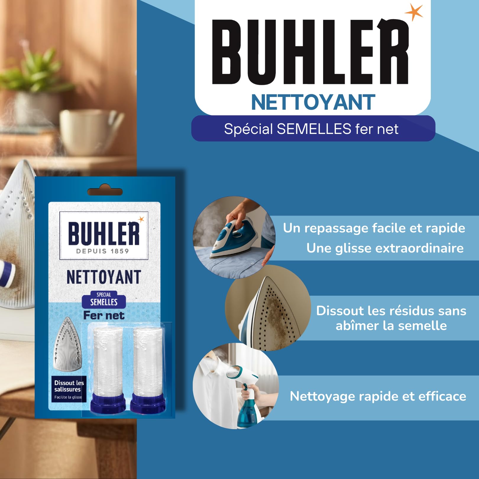 Buhler 33663610 Środek do Czyszczenia Żelazka, 40 g