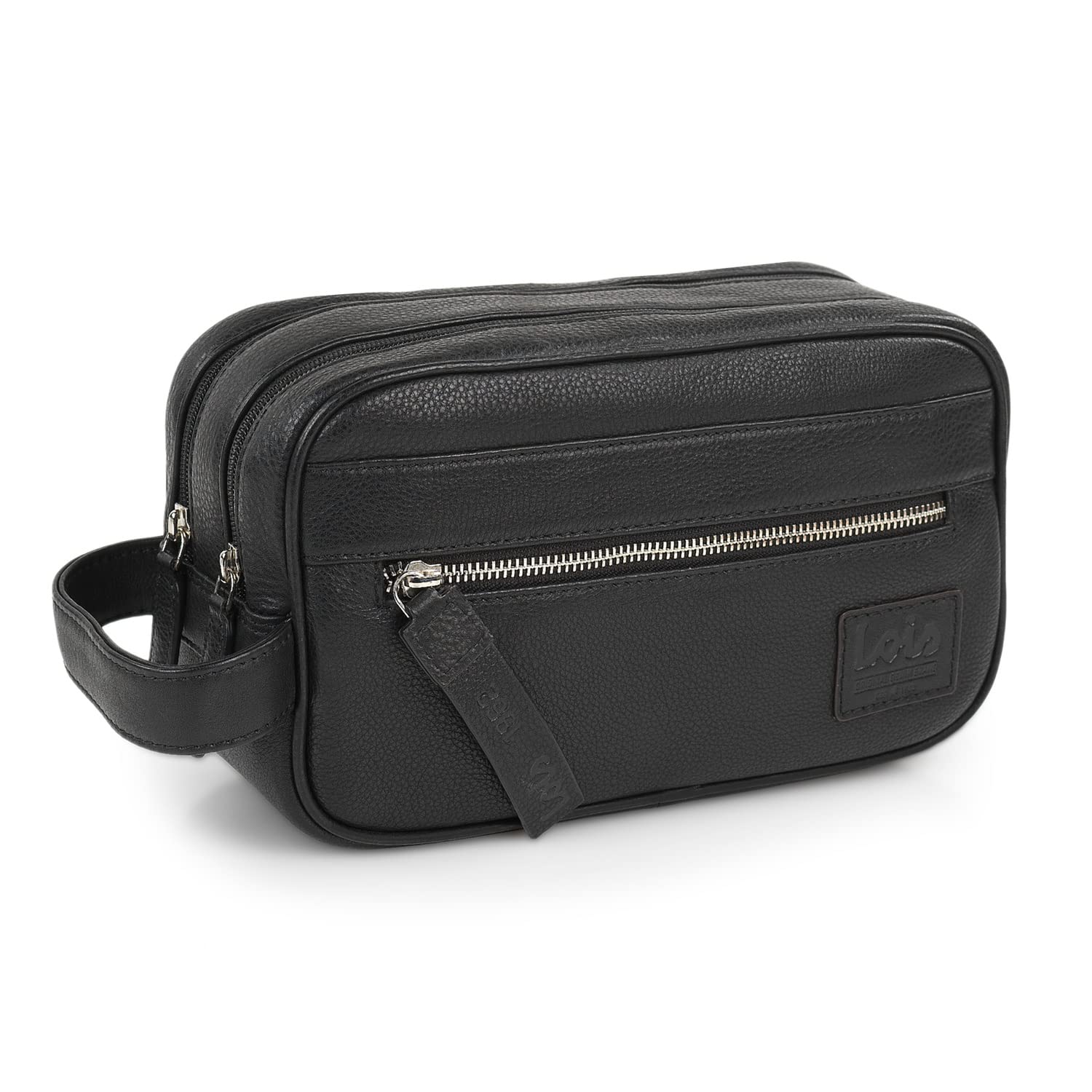 Lois Neceser Hombre Pequeño. Bolsa de Aseo. Neceser Hombre Viaje. Neceser Mujer Viaje. Neceser Viaje Hombre. Neceser de Viaje Pequeño., Negro