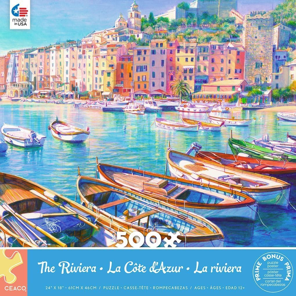 Ceaco - The Riviera - 500 Piece Jigsaw Puzzle