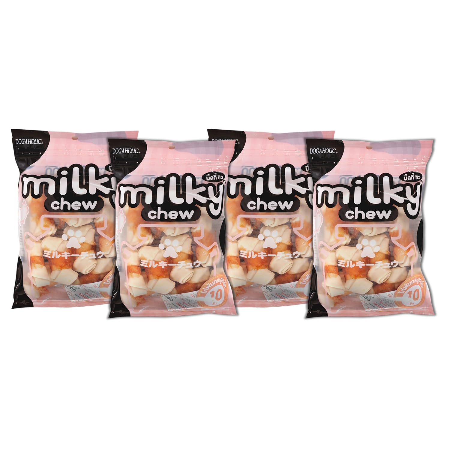 Dogaholic Milky Chew Stick Style for Dogs of All Ages and Sizes Milk-Flavoured Treat Pack of 4 - Sticks 15 Pieces (B07QB32ZF5) Amazon Price History, Amazon Price Tracker
