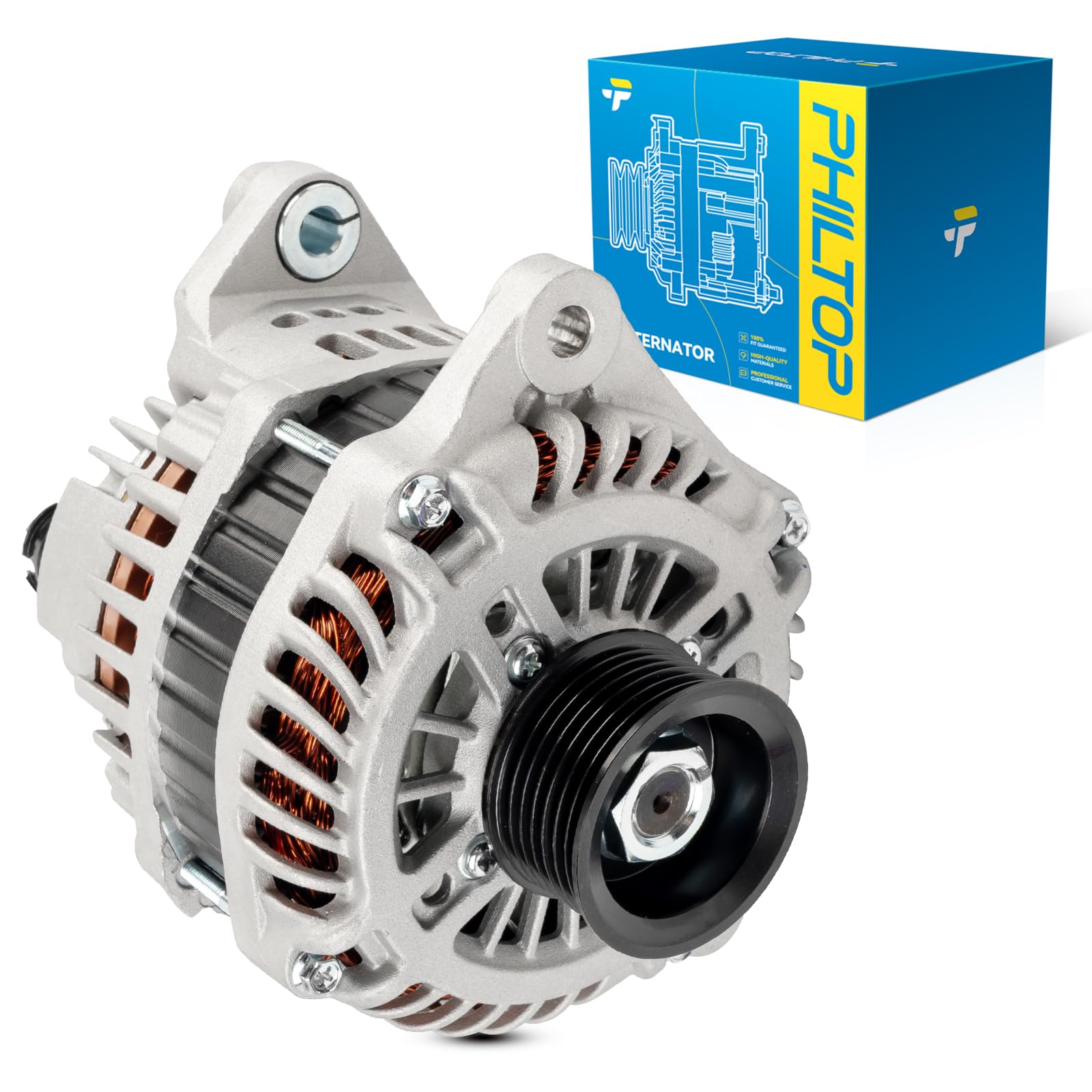 PHILTOP 150A Alternator for Infiniti Q50 G37 Nissan 350Z 370Z