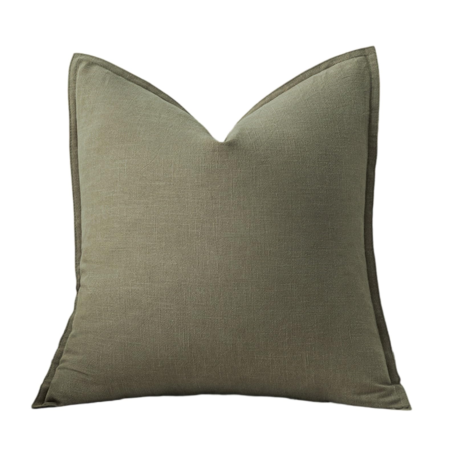 Nucelit Premium Linen Cushions Covers Machine Washable Pillowcase Highly Density Weave Pillow Slipcover Hot Day Friendly Design Linen Pillowcase