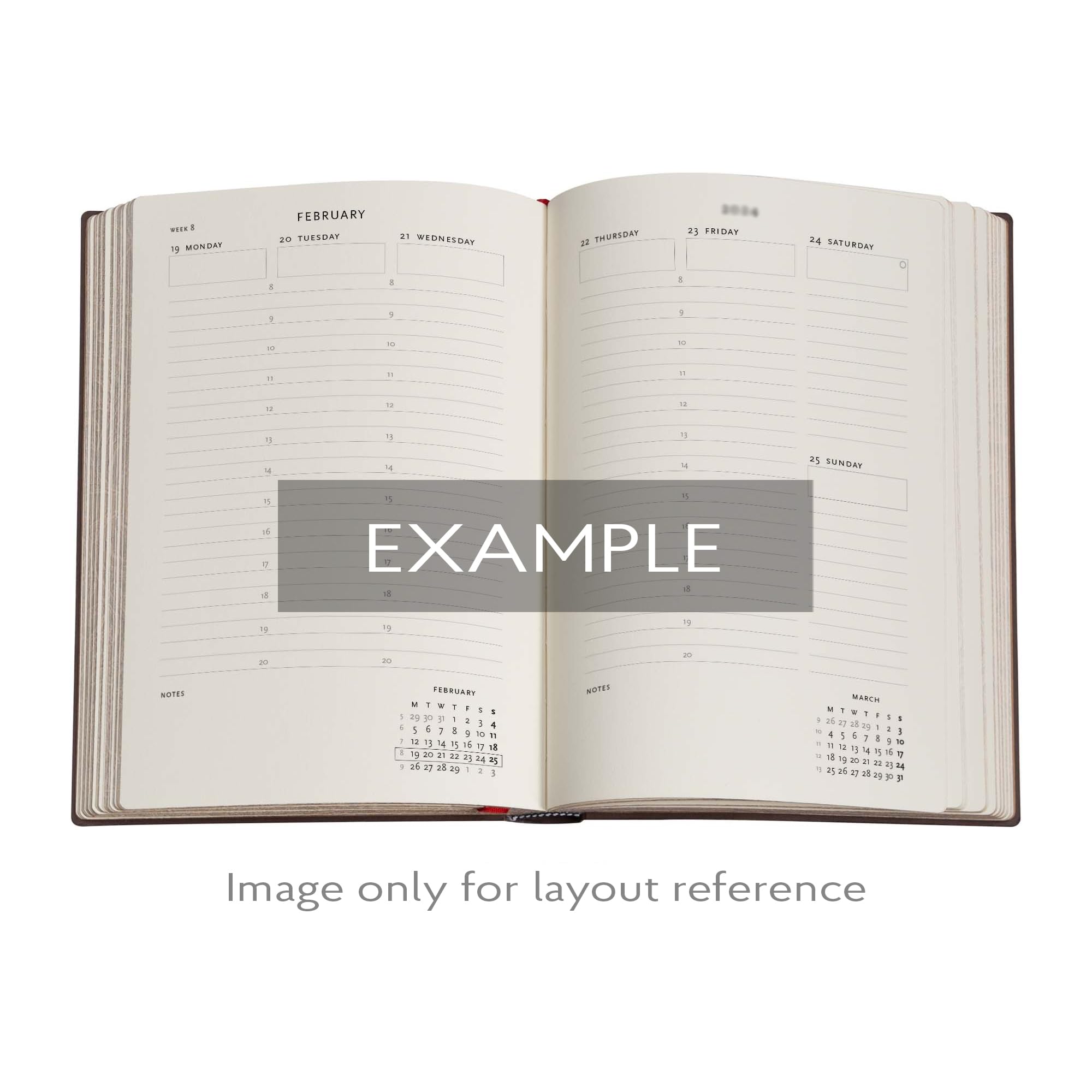 2026 Diamond Jubilee (Sangorski & Sutcliffe) Midi 12-month Vertical Softcover Flexi Dayplanner 2026 (Elastic Band Closure)