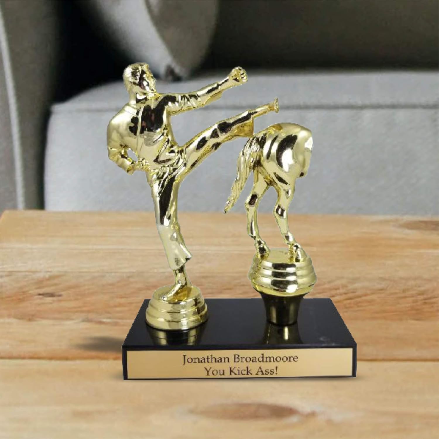 Awards4U Personalized Trophy with Custom Engraved Plate - Funny Office Award Trophies for Best Boss, Coworkers, Friends who Winner 7" - Personalized Fun Gag Gift Customize Now with Your Engraving!