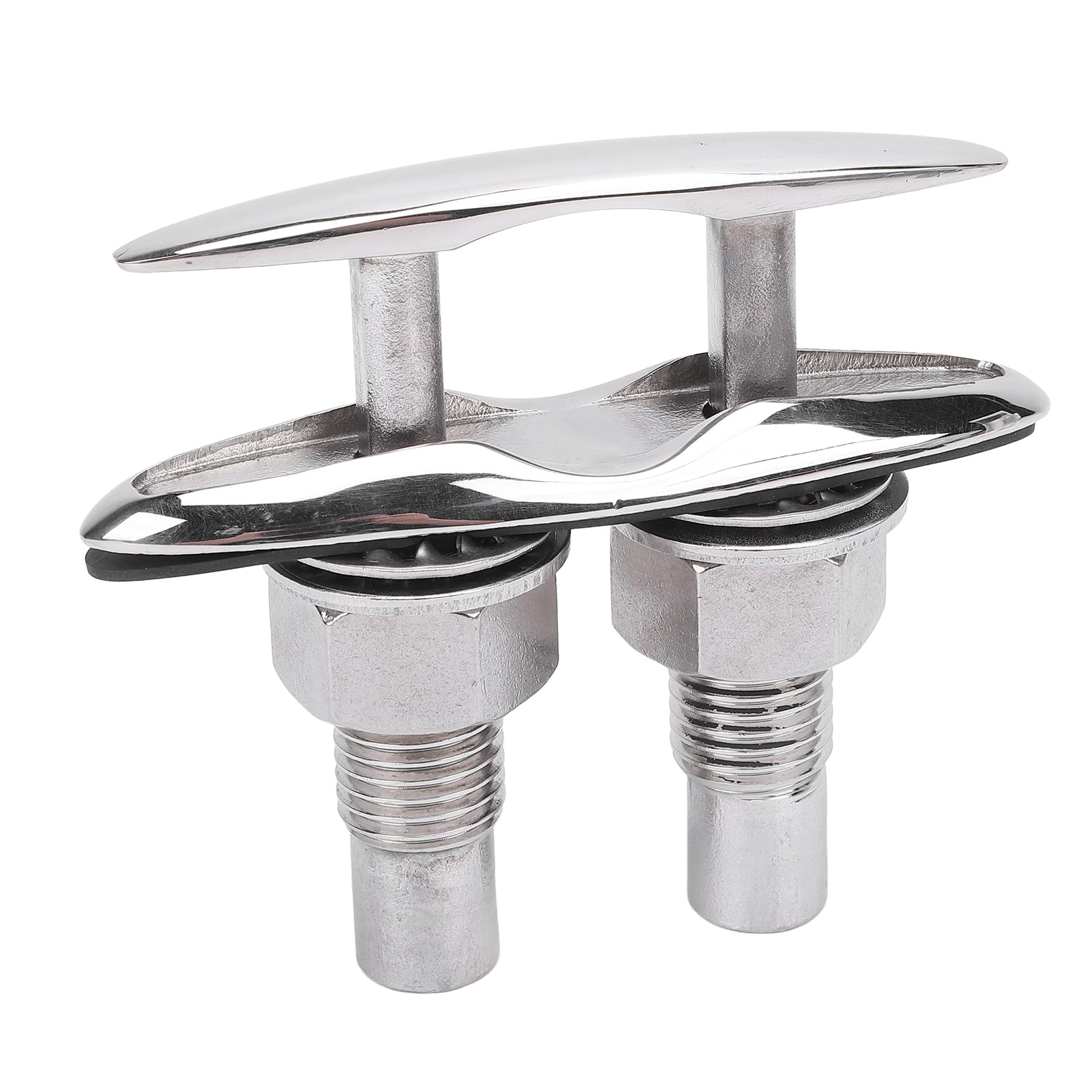 Acouto 5 Inch Pull Up Boat Cleat – 316 Stainless Steel Retractable Dock Cleat for RVs, Yachts, and Speedboats