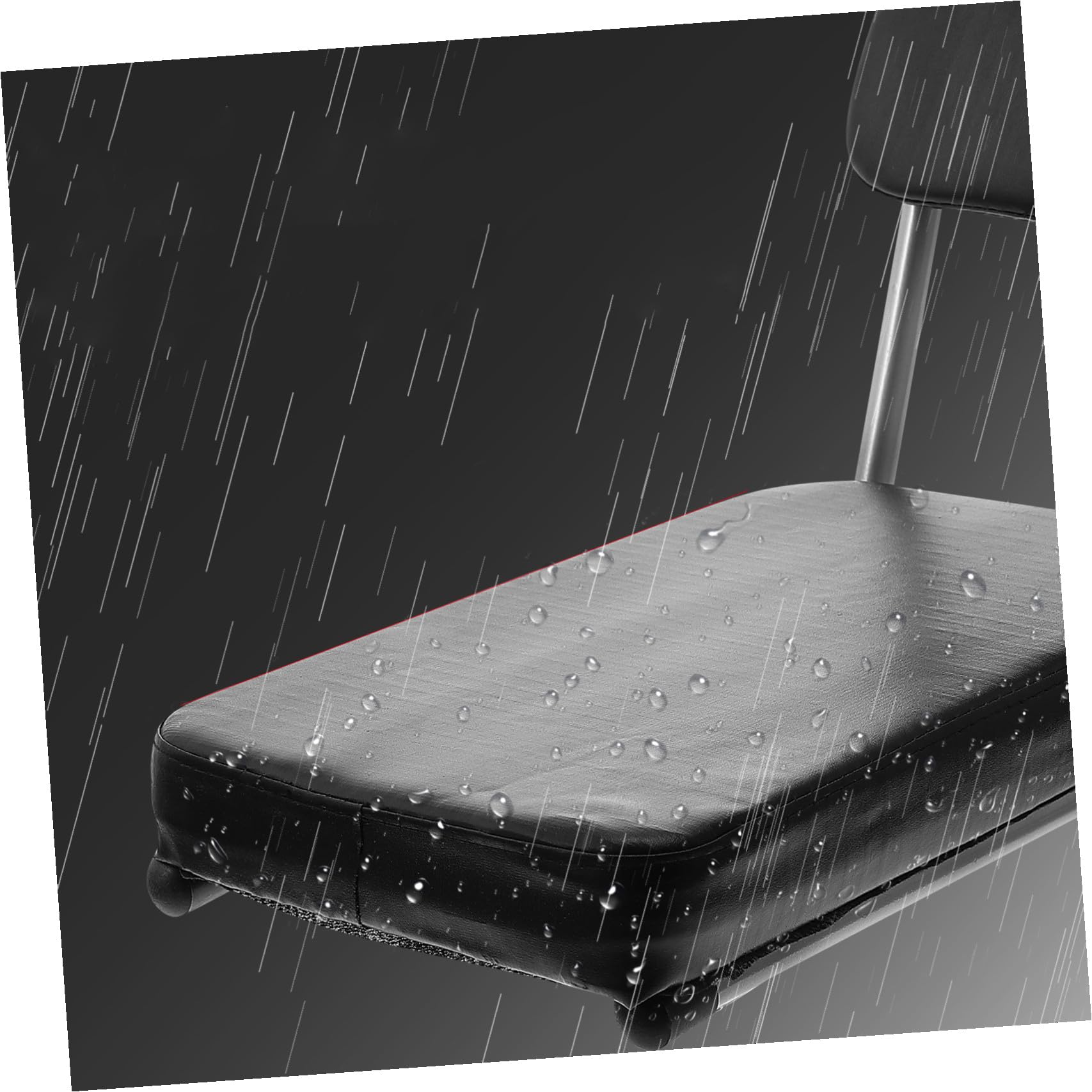 Anneome Sedile Posteriore Cuscino Schienale, per Bicicletta | Imbottitura in Spugna, Struttura in Acciaio, Superficie Antiscivolo, per Bici ed E-bike, Nero