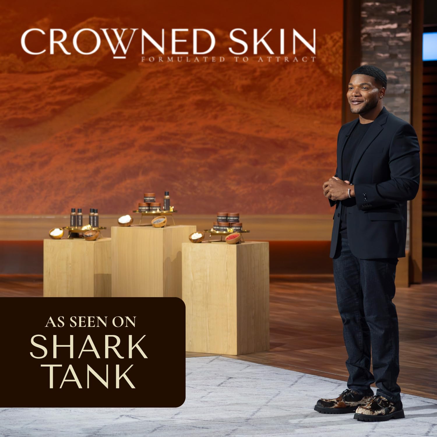 Crowned Skin Reign and King Body Butter Cologne Bundle | As Seen On Shark Tank | Skin Care Set with Sandalwood, Leather, Fresh, & Nautical Scents | Natural Shea & Mango Butters | All-Day Fragrance