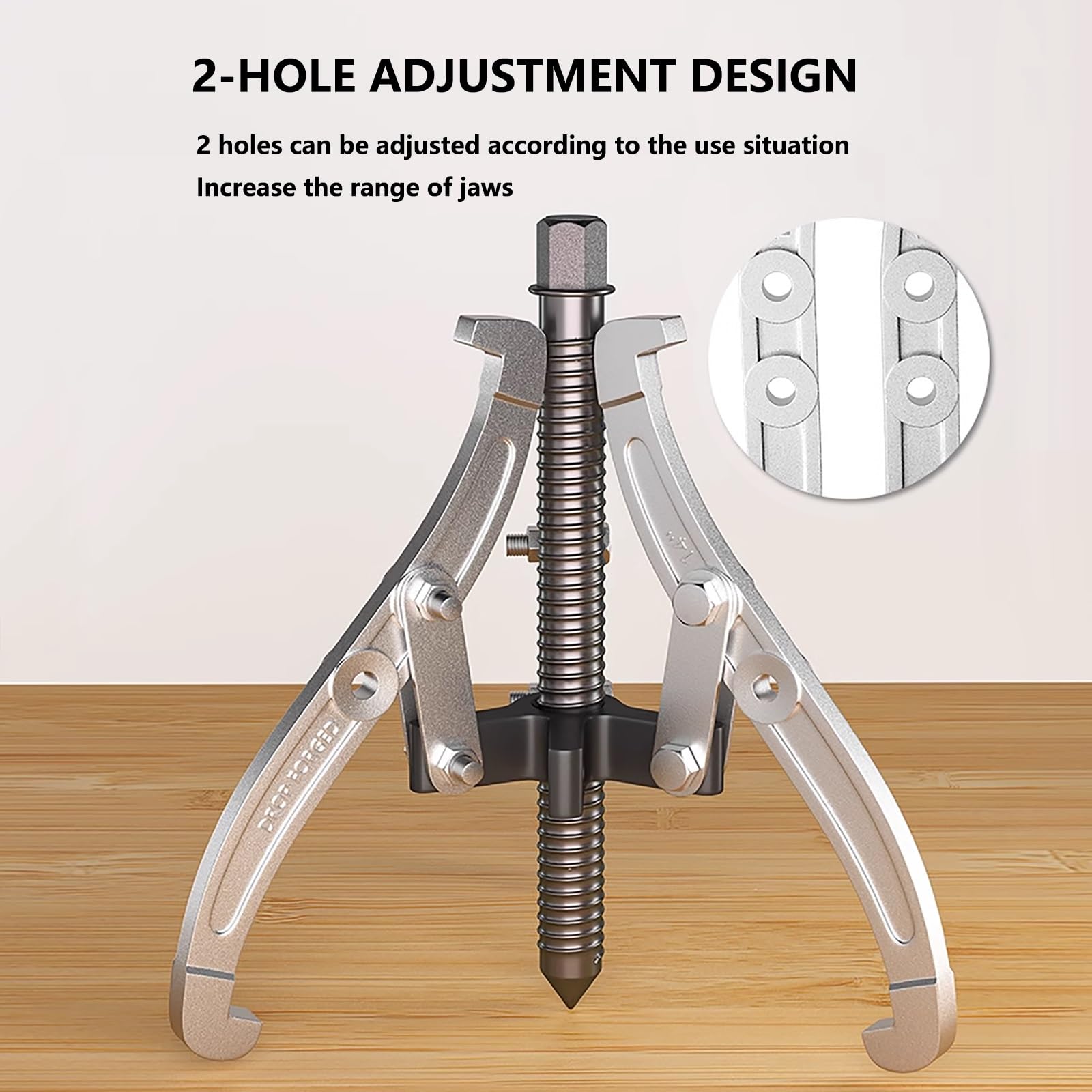 Hydrauliczny ściągacz kół zębatych, 3-szczękowe solidne narzędzie, 25-40 cm (10-16 cali), ściągacz kół pasowych z 2 lub 3 szczękami do piast, kół zębatych, kołnierzy i łożysk - zbudowany