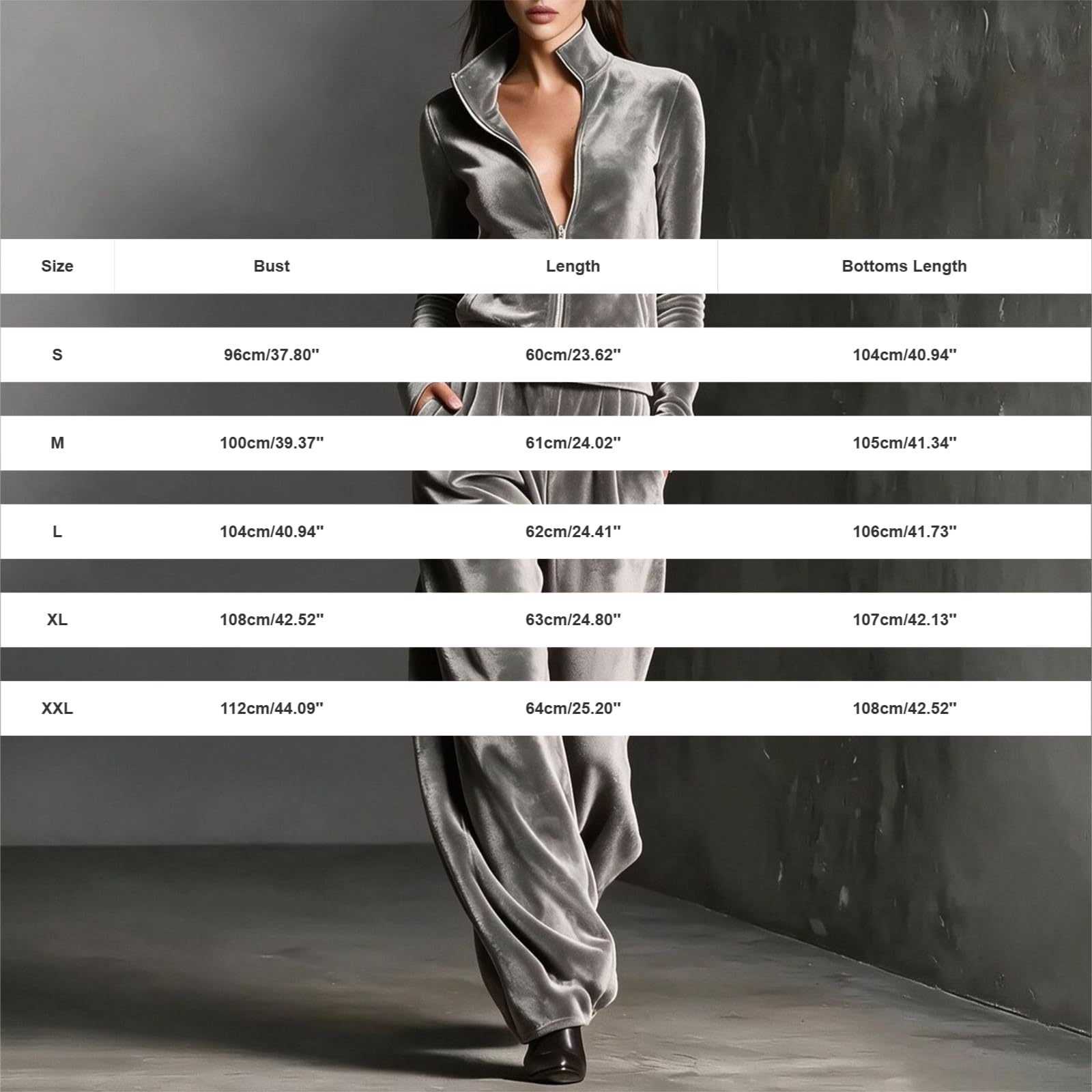 Completo Palestra Donna 2 Pezzi Completi Palestra Manica Lunga Scollo a V Tuta Sportiva Completo Da Ginnastica Elegante Set Top E Pantaloni a Gamba Larga Tute Per Jogging Fitness Yoga Da Casa Autunno