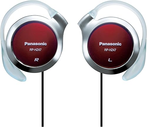 Panasonic Clip Headphone Red RP-HZ47-R (Japan Import)