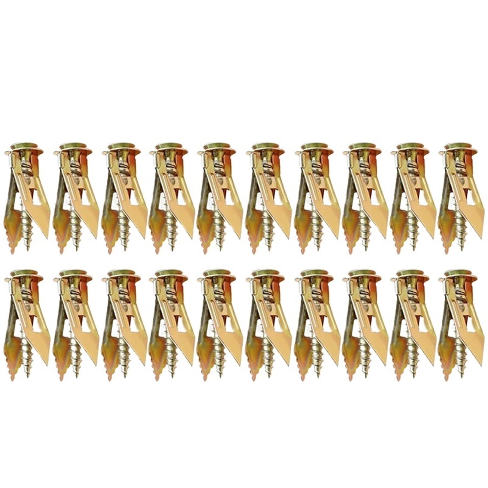 Self Drilling Drywall Anchors with Screw Anchor for Gypsum Boards(100Sets)