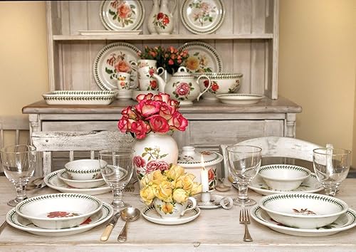 Miniatura 2 de Portmeirion Botanic Garden - Cuchillo para pan de 13.25 pulgadas, hoja de acero inoxidable con mango de porcelana, esmalte resistente a las