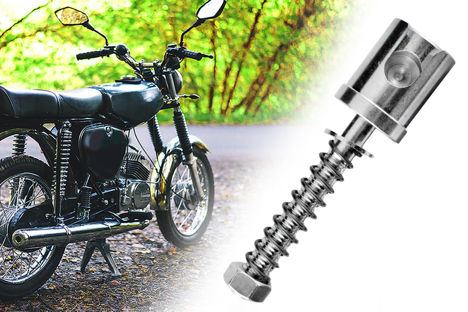 Anhängerzugvorrichtung Kugelkopf 18mm M12 x 1,25 mit oder ohne Anhängerkupplung Kupplungsstück für Simson S50, S51, S70 (Kupplungsstück)