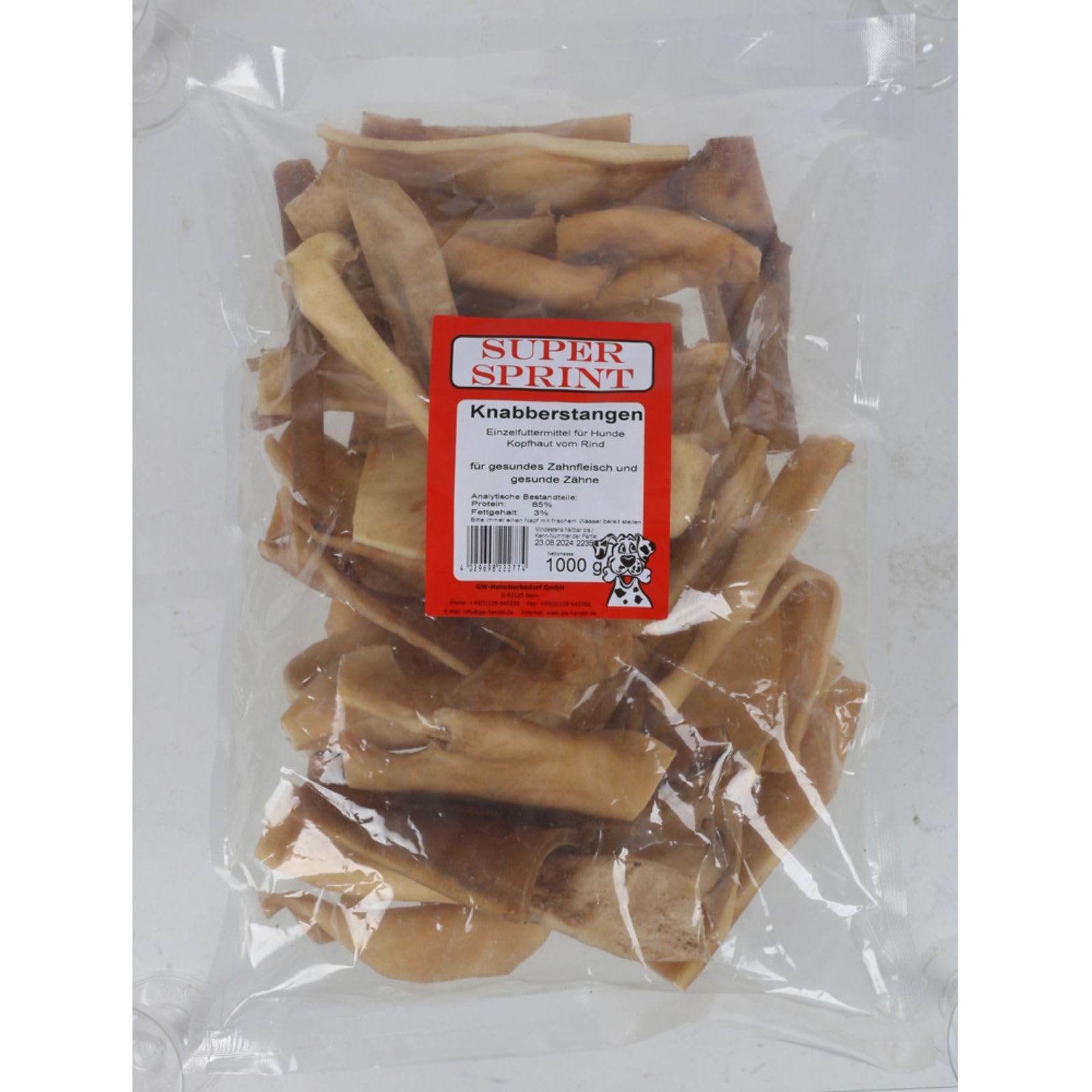 Super Sprint Lot de 12 bâtonnets de grignotage pour chien 12 kg
