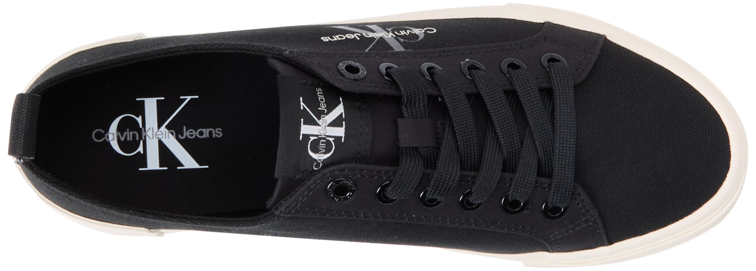 Calvin Klein Bold Vulc Flatf Low Lace Mix Mtl Yw0yw01465 Zapatillas deportivasMujer