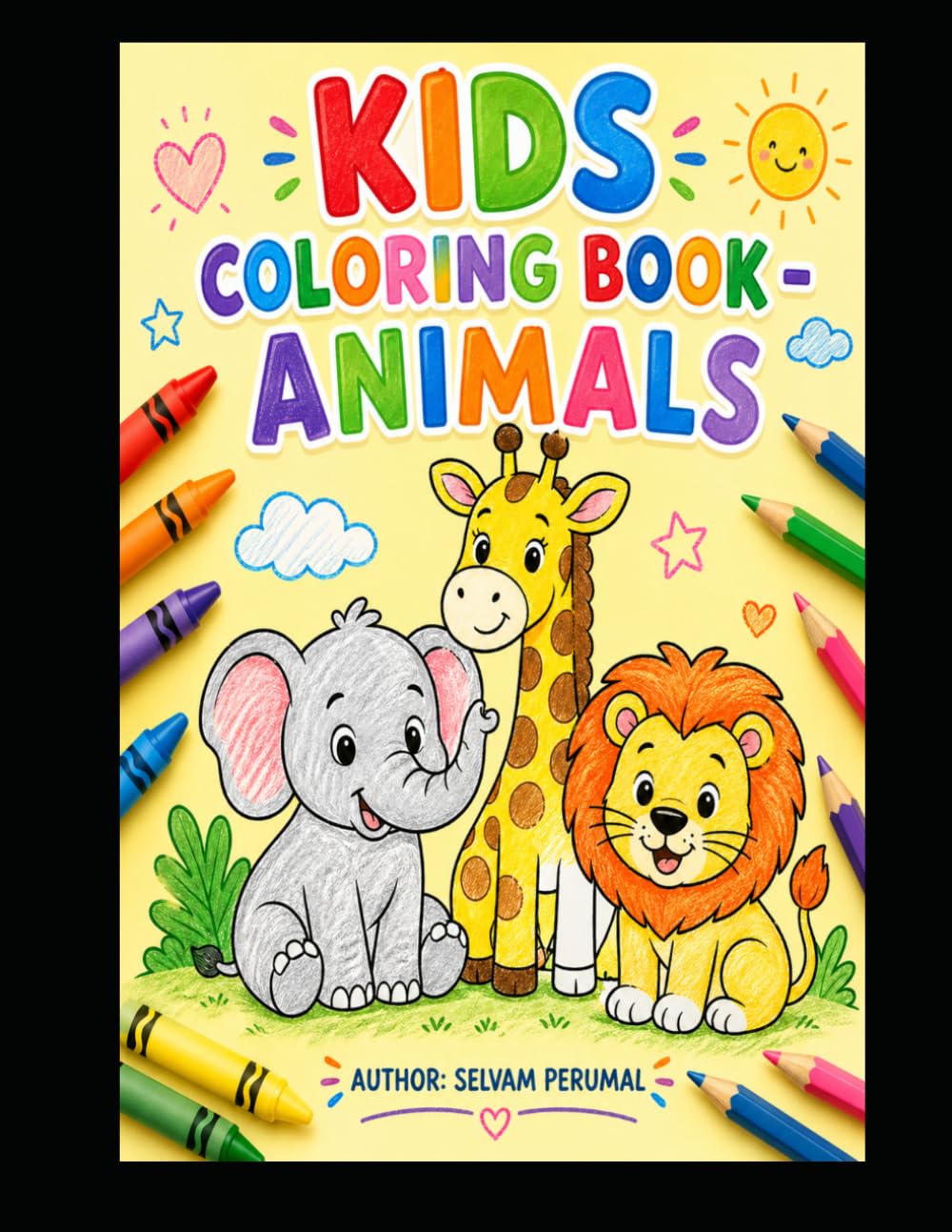 Cute Animal Coloring Book for Toddlers & Preschoolers: Fun, Easy & Cute Animal Designs with Bold Lines | Perfect for Toddlers & Preschool Boys and Girls