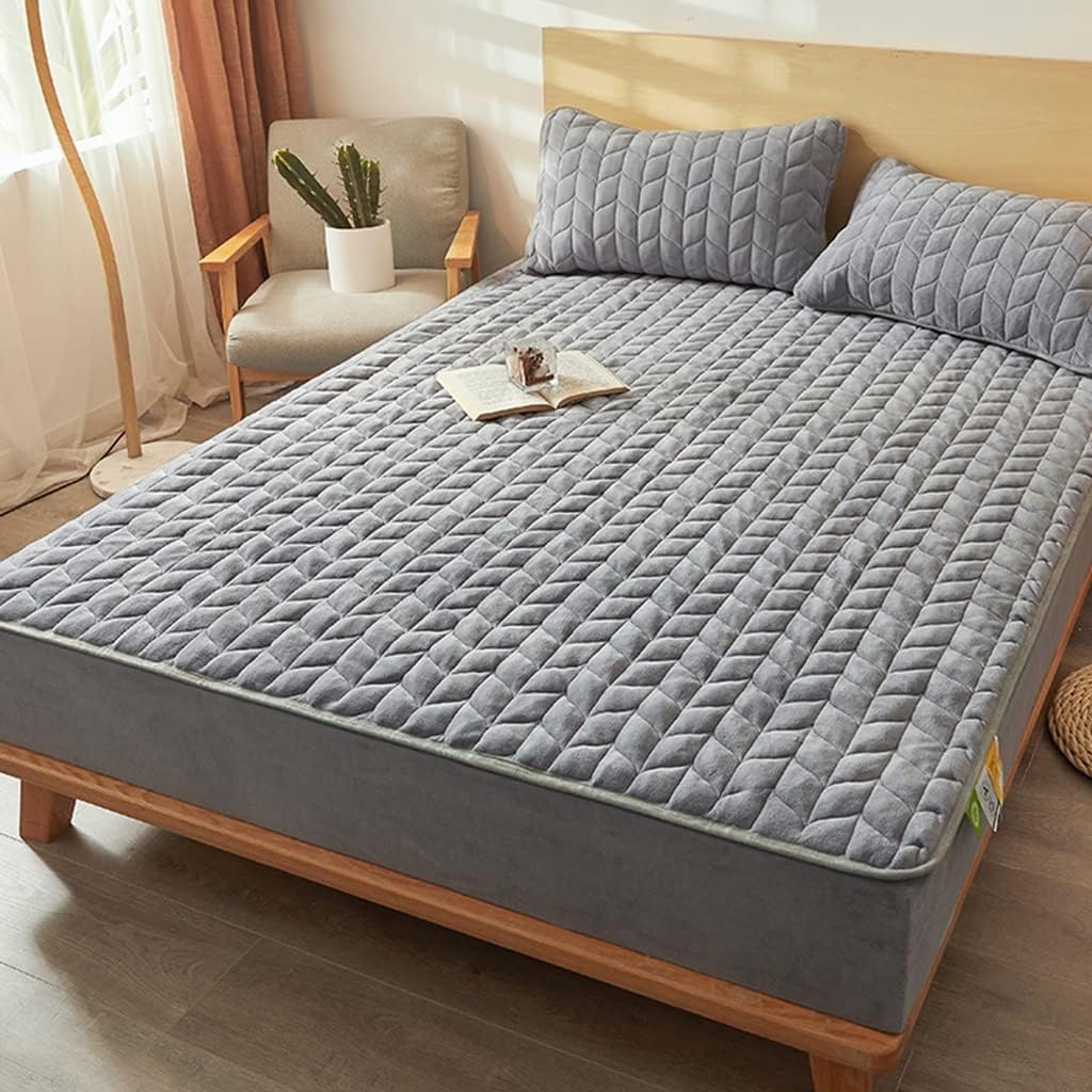 Bed Sheet with Double Thickening, AntiStatic Printed Bed Linen